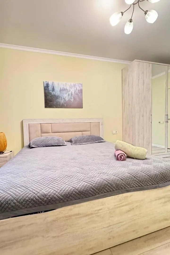 3 Room С Видом На Горы Возле Мега Парка Арбат Almaty Apartmán