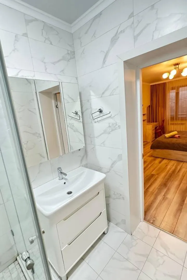 3 Room С Видом На Горы Возле Мега Парка Арбат Almaty Apartment